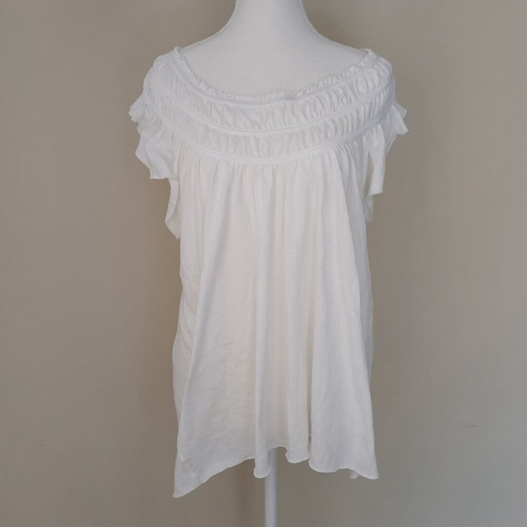 We The Free Coconut Tee in White Size Large - Picture 3 of 7